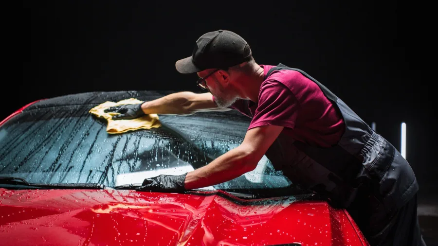 Full detail — sedan, exterior correction