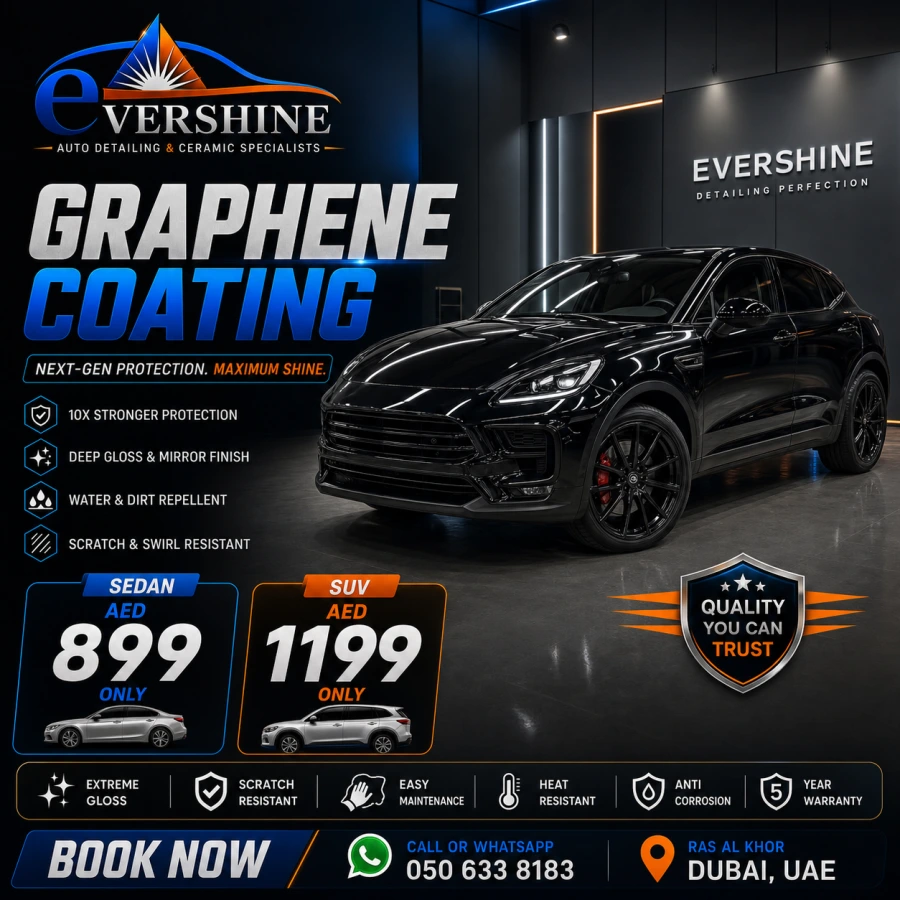 Graphene coating — gloss finish, SUV