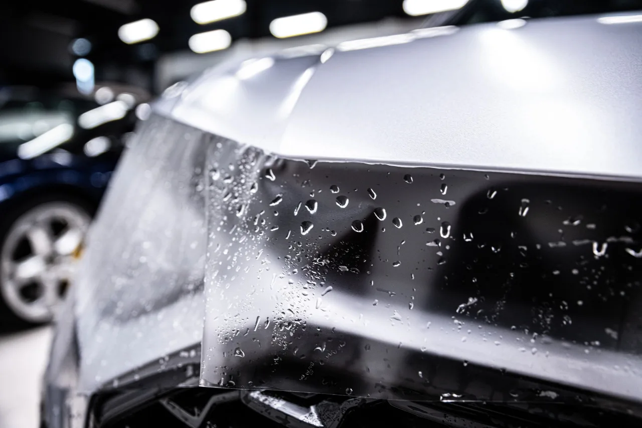 Paint Protection Film on a detailed vehicle