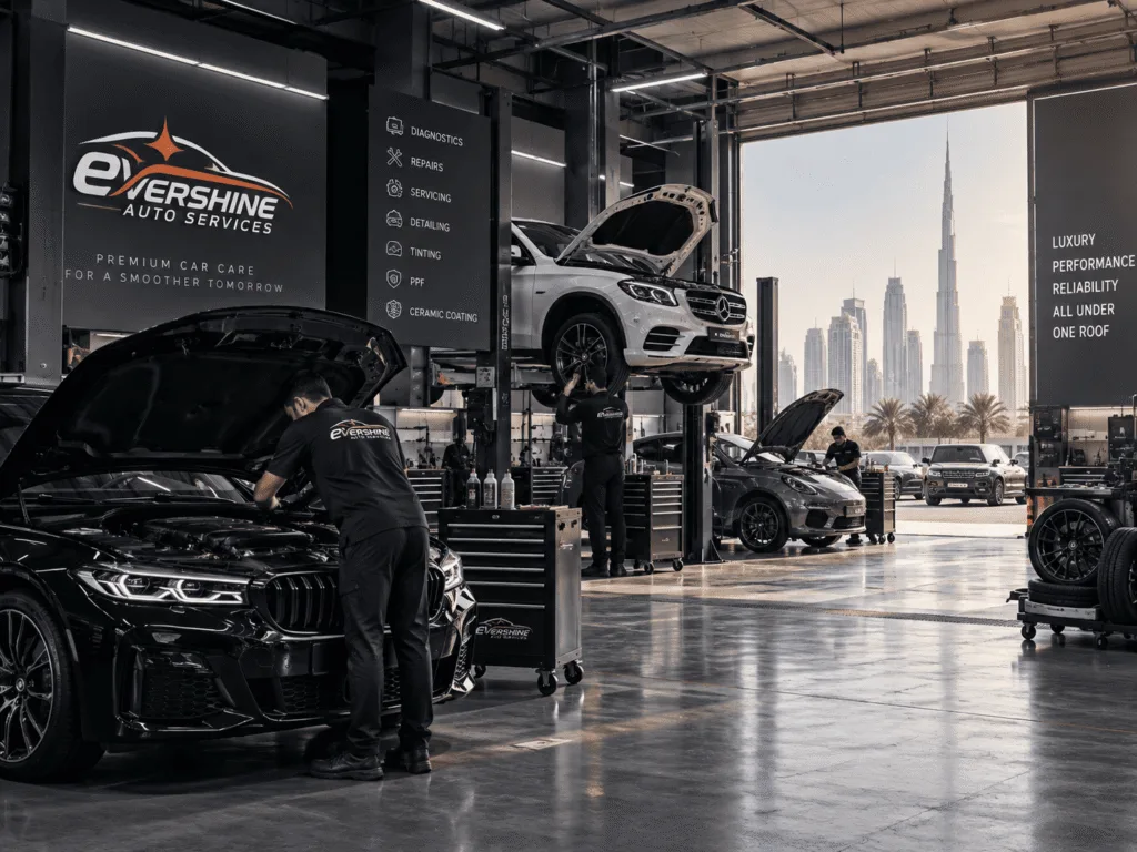 Full Garage Service in Dubai — Ever Shine Auto Services